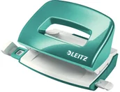 Dziurkacze - Leitz Dziurkacz WOW 5060 mini do 10 kartek metaliczny turkusowy - miniaturka - grafika 1