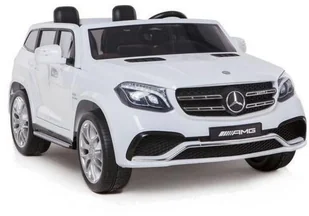 Import SUPER-TOYS MERCEDES GLS 63, 4 SILNIKI, 2X12 V 2 28 BIAŁY PL - Pojazdy elektryczne dla dzieci - miniaturka - grafika 4