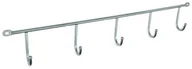 Wieszaki i stojaki - Wieszak ścienny 5 HACZYKÓW CHROM - miniaturka - grafika 1