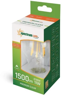 Spectrum SpectrumLED Led Gls E-27 230v 11w Cog Ww Clear WOJ+14363 - Żarówki LED - miniaturka - grafika 3
