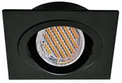 Oprawy, klosze i abażury - Kobi Oprawa oprawka led halogenowa ruchoma kwadratowa kolor czarny OH28 7809 7809 - miniaturka - grafika 1