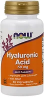 Witaminy i minerały dla sportowców - Now Foods NOW Hyaluronic Acid 50mg 60vegcaps - miniaturka - grafika 1