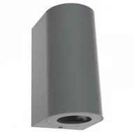Lampy ogrodowe - Nordlux Kinkiet zewnętrzny Canto Maxi 2 49721010 szara oprawa ścienna w nowoczesnym stylu 49721010 - miniaturka - grafika 1
