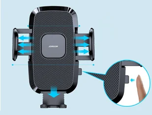 Joyroom Uchwyt samochodowy do auta zaciskowy do telefonu Joyroom na kratkę 9994X1 - Uchwyty samochodowe do telefonów - miniaturka - grafika 6