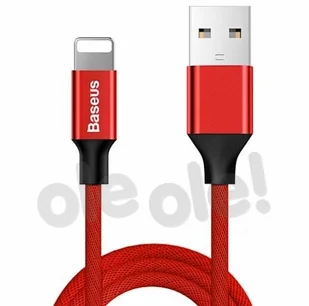 Baseus Kabel USB Baseus Baseus Oryginalny kabel Lightning iPhone Yiven 1,2m Red (25266-uniw) - Kable USB - miniaturka - grafika 8