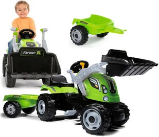 Smoby Traktor Farmer Max z przyczepką ! GXP-606069 - Jeździki dla dzieci - miniaturka - grafika 13