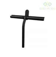 Akcesoria łazienkowe - Oltens Oltens Glomma ściągaczka do wody z uchwytem czarny mat 99001300 - miniaturka - grafika 1