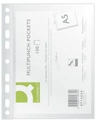 Q-Connect Koszulki na dokumenty , PP, A5, groszkowe, 100szt. KF15634 - Koszulki na dokumenty - miniaturka - grafika 5