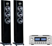 Zestawy stereo - Luxman L-507UXII srebrny) + VELA FS409 czarny) - miniaturka - grafika 1