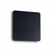 Lampy ścienne - Ideal Lux Kinkiet Cover AP1 Square Big 195735 nowoczesna oprawa ścienna w kolorze czarnym 195735 - miniaturka - grafika 1