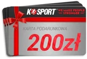 Vouchery - K-SPORT Karta podarunkowa 200 zł  K-SPORT - miniaturka - grafika 1