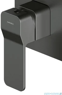 Omnires Slide zestaw podtynkowy prysznicowy grafit SYSSL12GR | - Baterie wannowe i prysznicowe - miniaturka - grafika 9