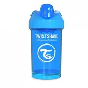 Kubki dla dzieci - Twistshake Twistshake, Kubek niekapek z mikserem do owoców, Niebieski, 300 ml - miniaturka - grafika 1