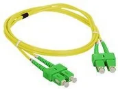 Kable miedziane - A-LAN FO Patch cord SC/APC-SC/APC duplex SM 9/125 2.0m FOC-SCASCA-9SMD-2 FOC-SCASCA-9SMD-2 - miniaturka - grafika 1