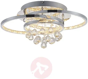 Lucande Lucande Keely lampa sufitowa LED kryształ, 44,5 cm - Lampy sufitowe - miniaturka - grafika 3