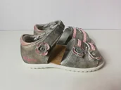 Buty dla dziewczynek - Wojtyłko Sandały dziewczęce 2S1139 popiel roz 26 - miniaturka - grafika 1