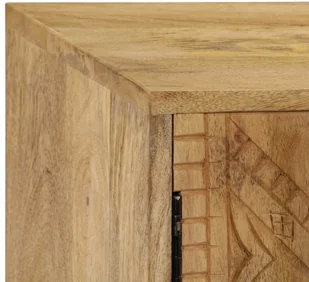 vidaXL Szafka z litego drewna mango, 120 x 30 x 60 cm - Komody - miniaturka - grafika 5