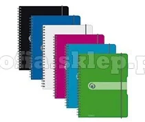 Herlitz Brulion na spirali 80k A4 kratka PP Easy - Szkolne artykuły papiernicze - miniaturka - grafika 3