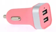 Ładowarki samochodowe - Ładowarka Samochodowa 2xUSB 3.1A Żółta - miniaturka - grafika 1