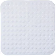 Maty antypoślizgowe - 5five Simple Smart Mata antypoślizgowa do brodzika 54x54 cm biała B07R514K2G - miniaturka - grafika 1