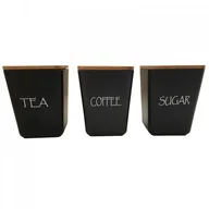 Pojemniki kuchenne - Kamille Zestaw ekologicznych pojemników kuchennych bambusowych 1134B - miniaturka - grafika 1