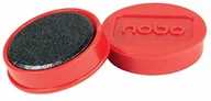 Magnesy - Nobo magnesy przyczepne, okrągłe, średnica 30 mm, 750 g, czerwone 5028252139984 - miniaturka - grafika 1