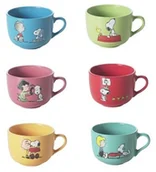 Serwisy do kawy i herbaty - Brunch Time Filiżanka do cappuccino  6 częściowy zestaw Jumbo Snoopy 46491_Assortiti - miniaturka - grafika 1