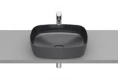 Umywalki - Roca A327500640 INSPIRA SOFT Umywalka nablatowa 500X370 OCT FINECERAMIC ONYX - miniaturka - grafika 1