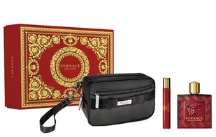Versace Eros Flame 100ml woda perfumowana + 10ml woda perfumowana + kosmetyczka - Zestawy perfum damskich - miniaturka - grafika 2
