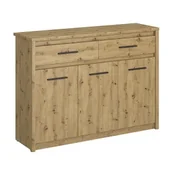 Komody - Mebelbos AYSON komoda 3d2s dąb artisan - miniaturka - grafika 1