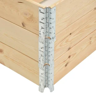 vidaXL Nadstawki paletowe, 3 szt., 80x120 cm, lite drewno sosnowe 310051 - Donice - miniaturka - grafika 5