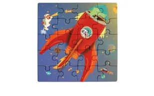 Scratch Puzzle magnetyczne - książka podróżna Rakieta i kosmos 2 obrazki 40 elem. mokopico-1616-0 - Puzzle - miniaturka - grafika 3