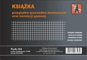 Druki akcydensowe - Firma krajewski Książka przeglądów przewodów kominowych oraz instalacji gazowych [Pu/A-153] Pu/A-153 - miniaturka - grafika 1