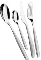 Zestawy sztućców - Bugatti glgu-021g50 Glamour zastawę stołową, SAN/stal, 22 x 8 x 30 cm, szary, 24-częściowy GLGU-021G50 - miniaturka - grafika 1