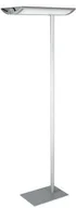 Lampy stojące - MAUL Energooszczędna lampa podłogowa MAULnaos, 2x55W, srebrna M8251495 - miniaturka - grafika 1
