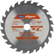 Tarcze do pił - NORTON PIŁA TARCZOWA 165mm x 20mm x 24z DREWNO I KOMPOZYTY ATB 2,6 1,6 N70184608046 70184608046 - miniaturka - grafika 1