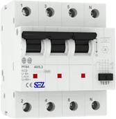 Bezpieczniki elektryczne - LEGRAND 40A 300mA 4P 10kA TYP A różnicowoprądowy PFB4 RCCB SEZ 5517 - miniaturka - grafika 1