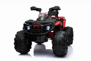 Super-Toys MEGA WIELKI QUAD MAVERICK Z NAPĘDEM 4X4, AMORTYZATORY, MIĘKKIE KOŁA,/BBH3588 BBH-3588-CZERWONY - Pojazdy elektryczne dla dzieci - miniaturka - grafika 3