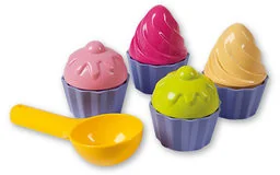 Androni foremki do piasku Babeczki, zestaw - Zabawki do piasku - miniaturka - grafika 2