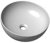 Umywalki - Ravak umywalka Uni Slim 400 B nablatowa ceramiczna XJX01140003 XJX01140003 - miniaturka - grafika 1