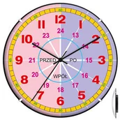 Zegary - Atrix Zegar convex mój pierwszy zegar ATE2030NG - miniaturka - grafika 1