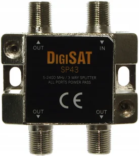 DPM Splitter TV-SAT 3 wyjścia - Akcesoria TV-SAT - miniaturka - grafika 2
