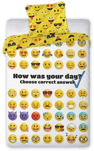 Faro Pościel Młodzieżowa 140x200 emotki buźki smiley emotki018 - Pościel dla dzieci - miniaturka - grafika 2