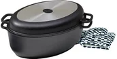 Brytfanny - Krüger axentia 295305 Multi-naczynie do pieczenia z odlewu aluminium z pokrywą grill, 38 cm 23040 - miniaturka - grafika 1