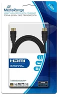 Kable - MediaRange Kabel HDMI MediaRange MRCS157 HDMI/HDMI with Ethernet, 3.0m, czarny MRCS157 - miniaturka - grafika 1