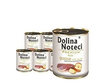 Dolina Noteci Premium Pure gęś z jabłkiem 6x800g - Mokra karma dla psów - miniaturka - grafika 4