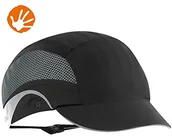 Odzież robocza - JSP aaf000  001  100 hardcap Aerolite krótki Peak Bump GAP, 5 cm, w kolorze czarnym AAF000-001-100 - miniaturka - grafika 1