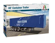 Modele do sklejania - Italeri Naczepa kontenerowa 40' CMA CGM 3951 - miniaturka - grafika 1