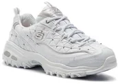 Sneakersy damskie - SKECHERS Sneakersy D'lites Glamour Feels 13087/WSL Biały - miniaturka - grafika 1