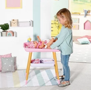 Zapf Creation Baby born - Stolik do przewijania - - Akcesoria dla lalek - miniaturka - grafika 3